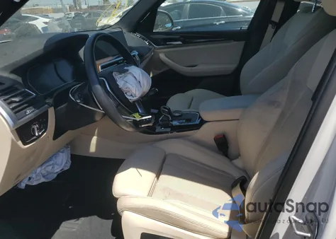 2022 BMW X3 Sdrive30I z USA, uszkodzony, nr VIN 5UX43DP01N9K68904